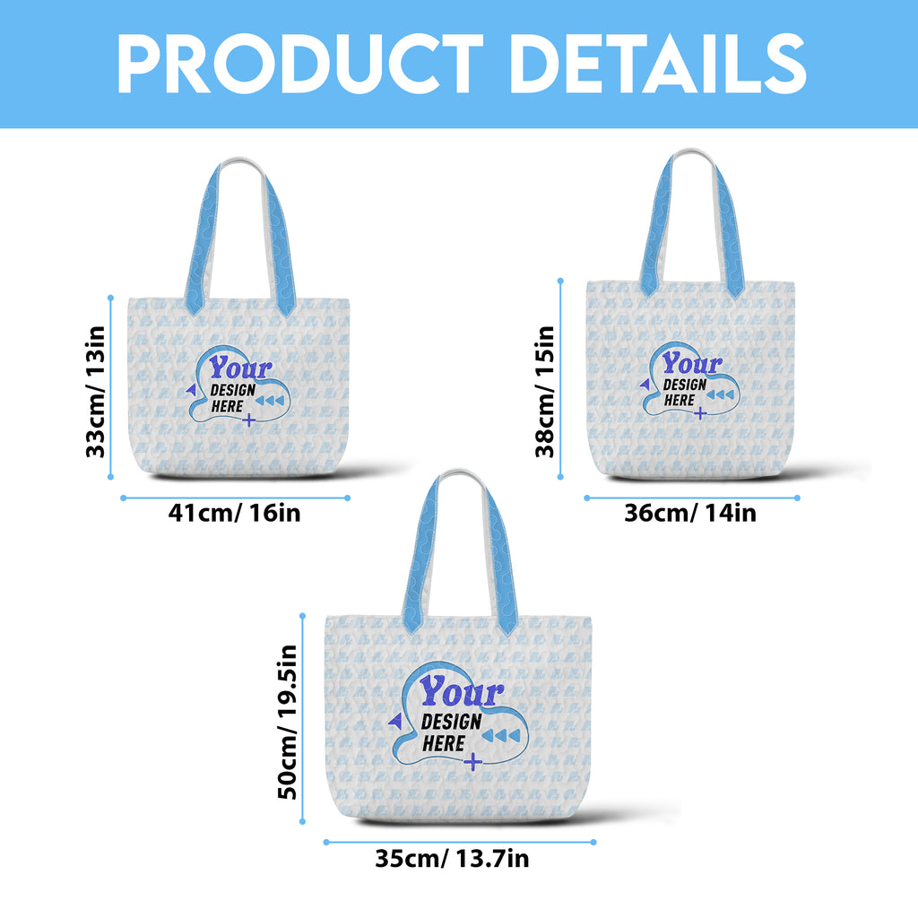 Personalized Golf Quilt Tote Bag, Custom Name Golf Shoulder Bag, Quilted Tote for Golf Lover, Cute Golf Gift for Her QTTB02