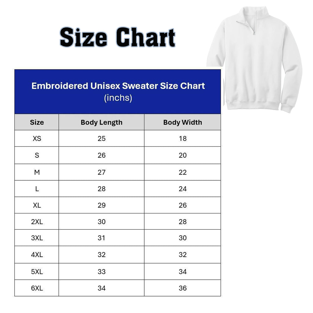Embroidered Golf Tournament Quarter Zip, Masters Golf Inspired Embroidered, Zip Quarter Zip, Golfer Gift ZQSGTP01