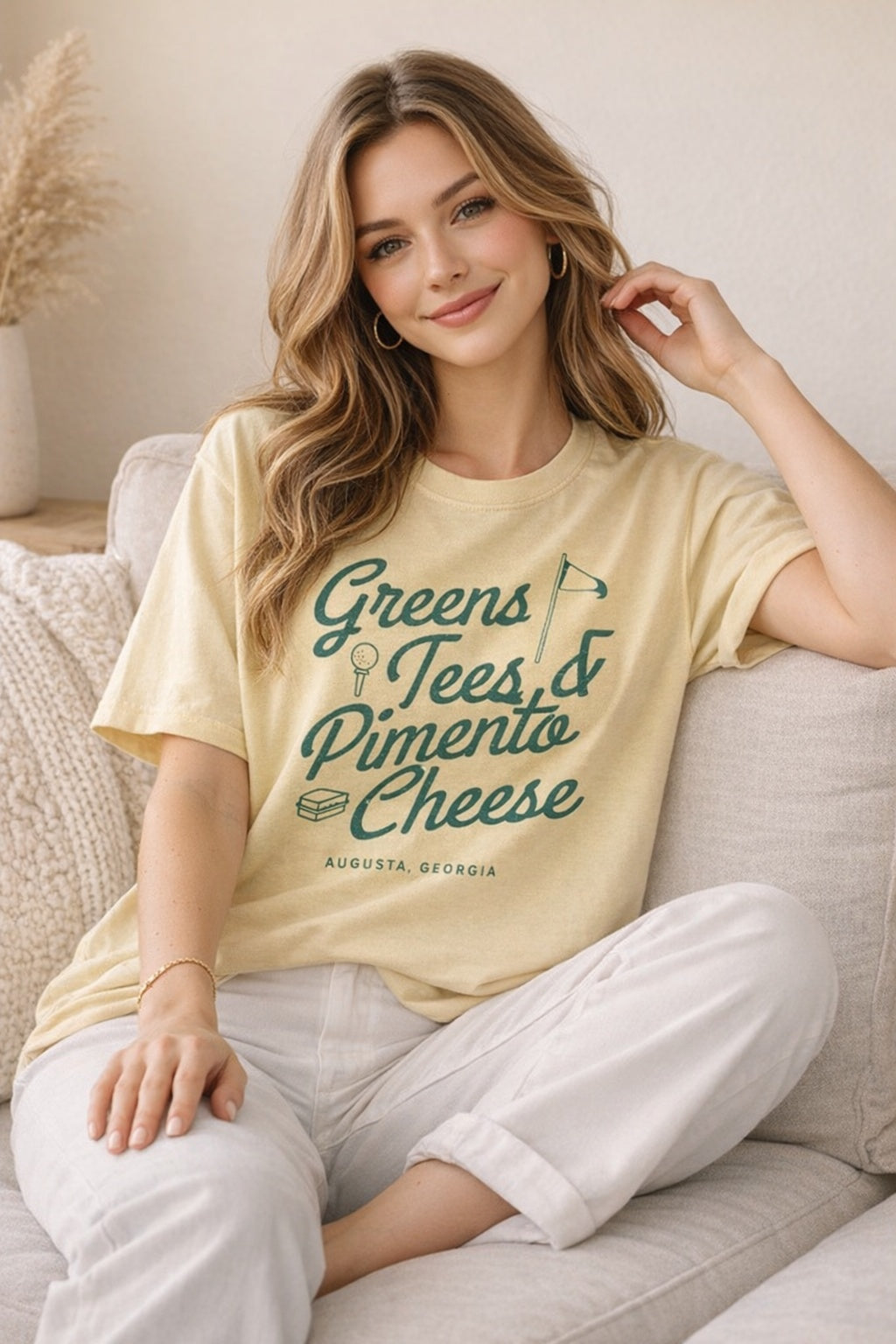 Funny Golf Tee Shirt, Vintage Golf Shirt, Greens Tees Pimento Cheese Shirt, Augusta National Golf Club, Georgia Golf, Retro Golf Lover Gift SGTP08