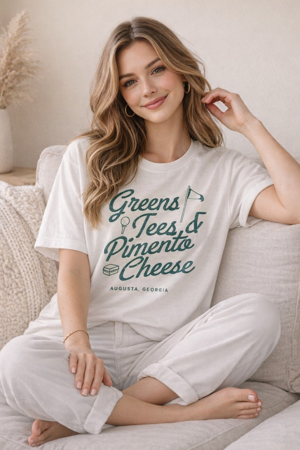 Funny Golf Tee Shirt, Vintage Golf Shirt, Greens Tees Pimento Cheese Shirt, Augusta National Golf Club, Georgia Golf, Retro Golf Lover Gift SGTP08