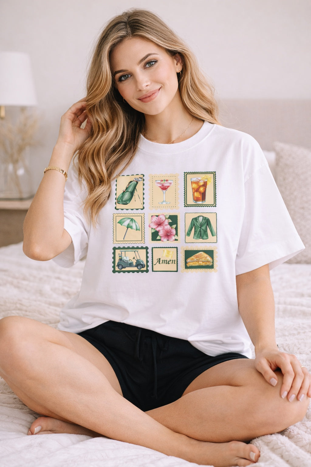 Masters Golf Shirt, Golf Tournament Graphic Tee, Augusta Golf T-shirt Golf Lover Gift, Amen Corner Golf Shirt, Spring Golf Outfit SGTP09