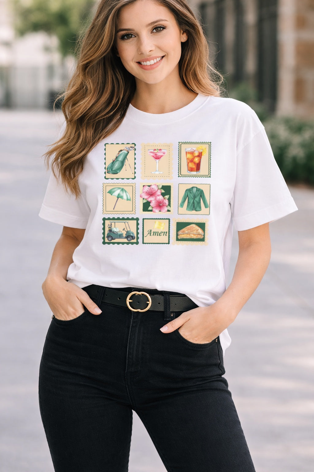 Masters Golf Shirt, Golf Tournament Graphic Tee, Augusta Golf T-shirt Golf Lover Gift, Amen Corner Golf Shirt, Spring Golf Outfit SGTP09