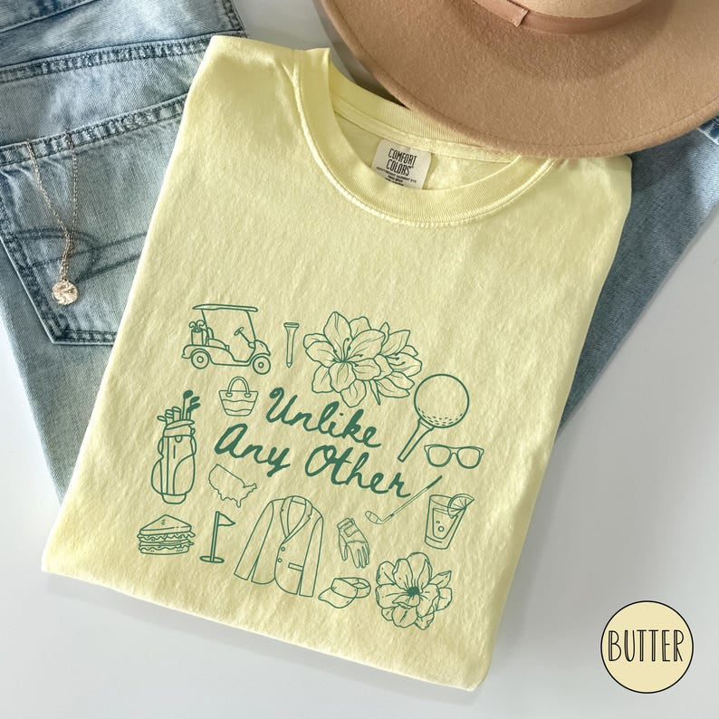 Masters Golf Art Shirt, Golf Tournament Shirt, Golf Birthday Party Shirt, Golf Par Tee Shirt, Women Golf Shirt , Outfit Golfer Gift CF12