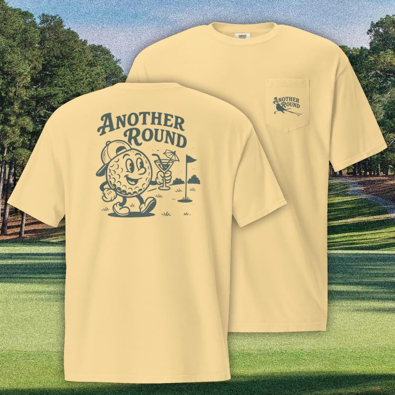 Another Round Comfort Shirt, Golf Shirt, Golf Lover Shirt, Unisex Sports Shirt, Gifts For Dad CF11