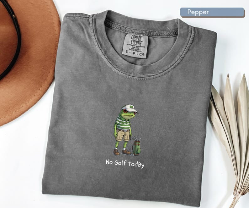 No Golf Today Shirt, Funny Golf Dad Comfort Shirt, Golf Lover Gift, Sarcastic Humor Golfing Tee CF10