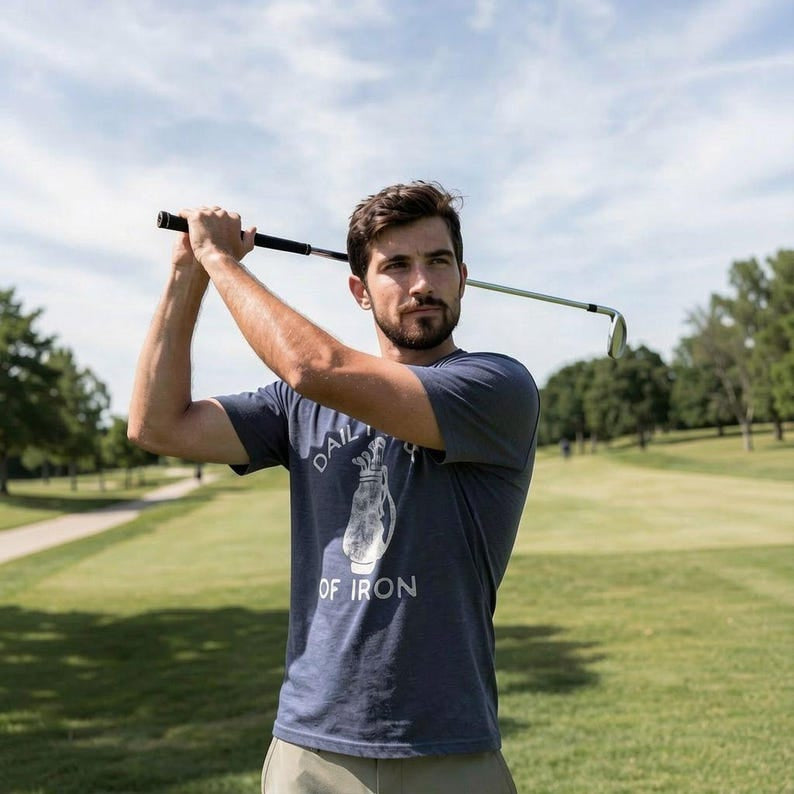 Daily Dose of Iron Golf Comfort T-Shirt, Funny Golfer Gift, Unisex Golf Tee CF08