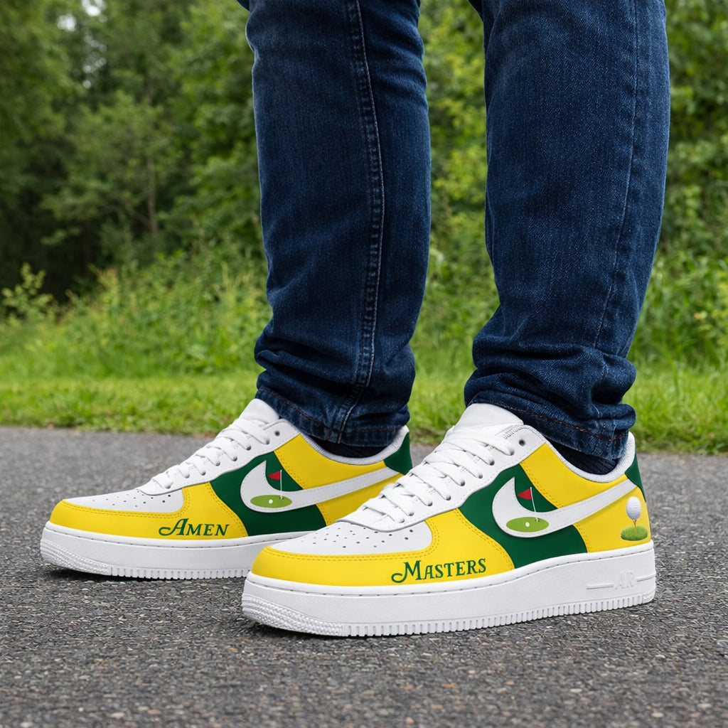 Golf Course Style Sneakers, Golf Shoes for Men & Women, Custom Golf Shoes, Unique Gift for Golf Lover SHGTP19
