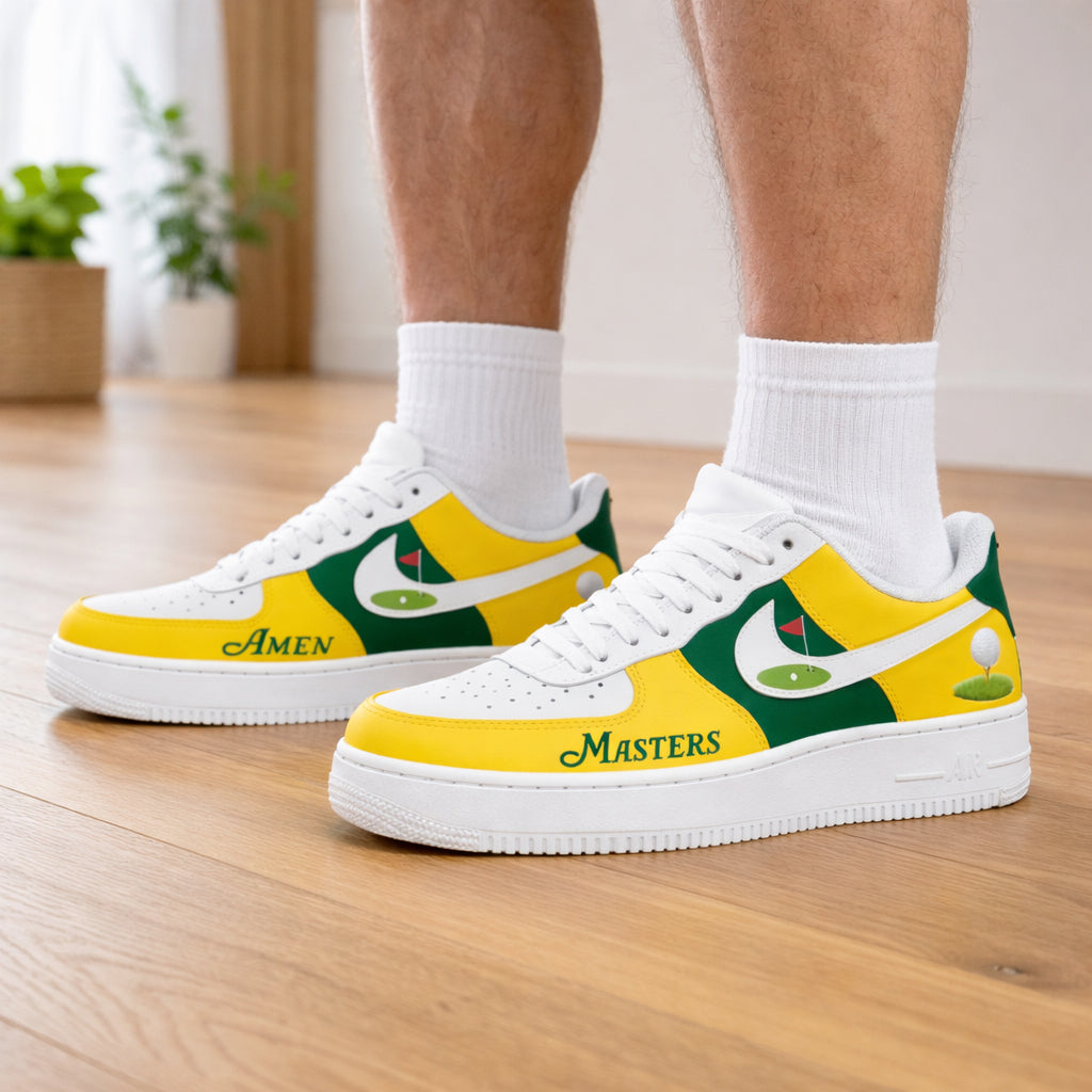 Golf Course Style Sneakers, Golf Shoes for Men & Women, Custom Golf Shoes, Unique Gift for Golf Lover SHGTP19