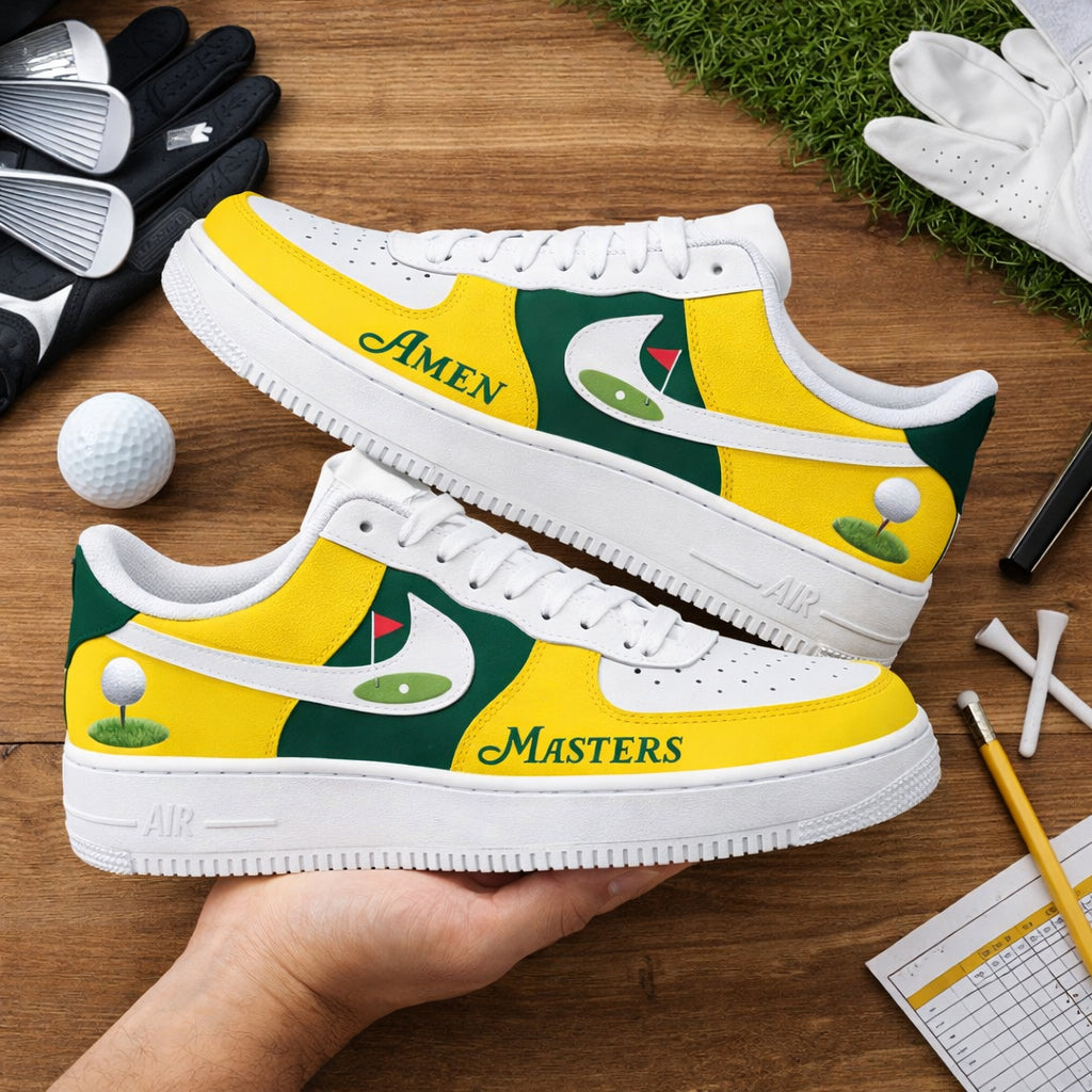 Golf Course Style Sneakers, Golf Shoes for Men & Women, Custom Golf Shoes, Unique Gift for Golf Lover SHGTP19