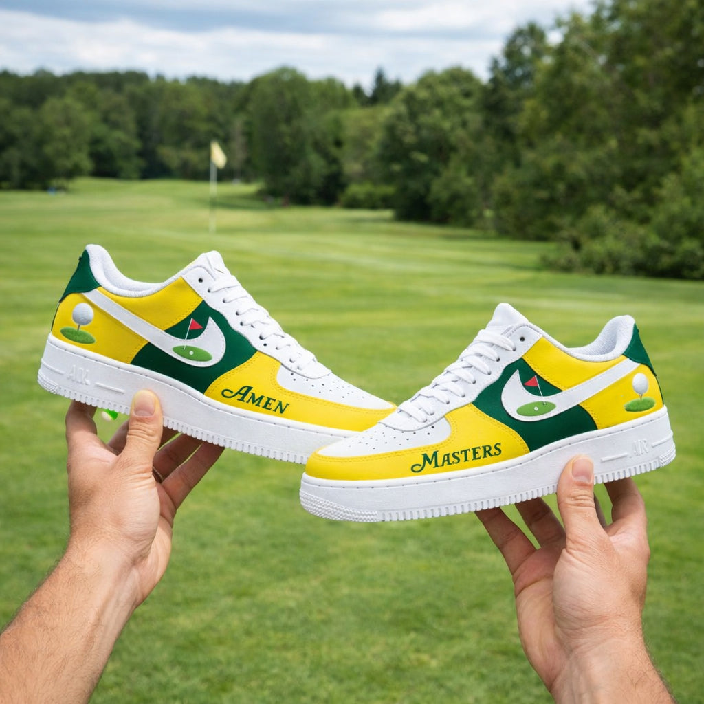 Golf Course Style Sneakers, Golf Shoes for Men & Women, Custom Golf Shoes, Unique Gift for Golf Lover SHGTP19
