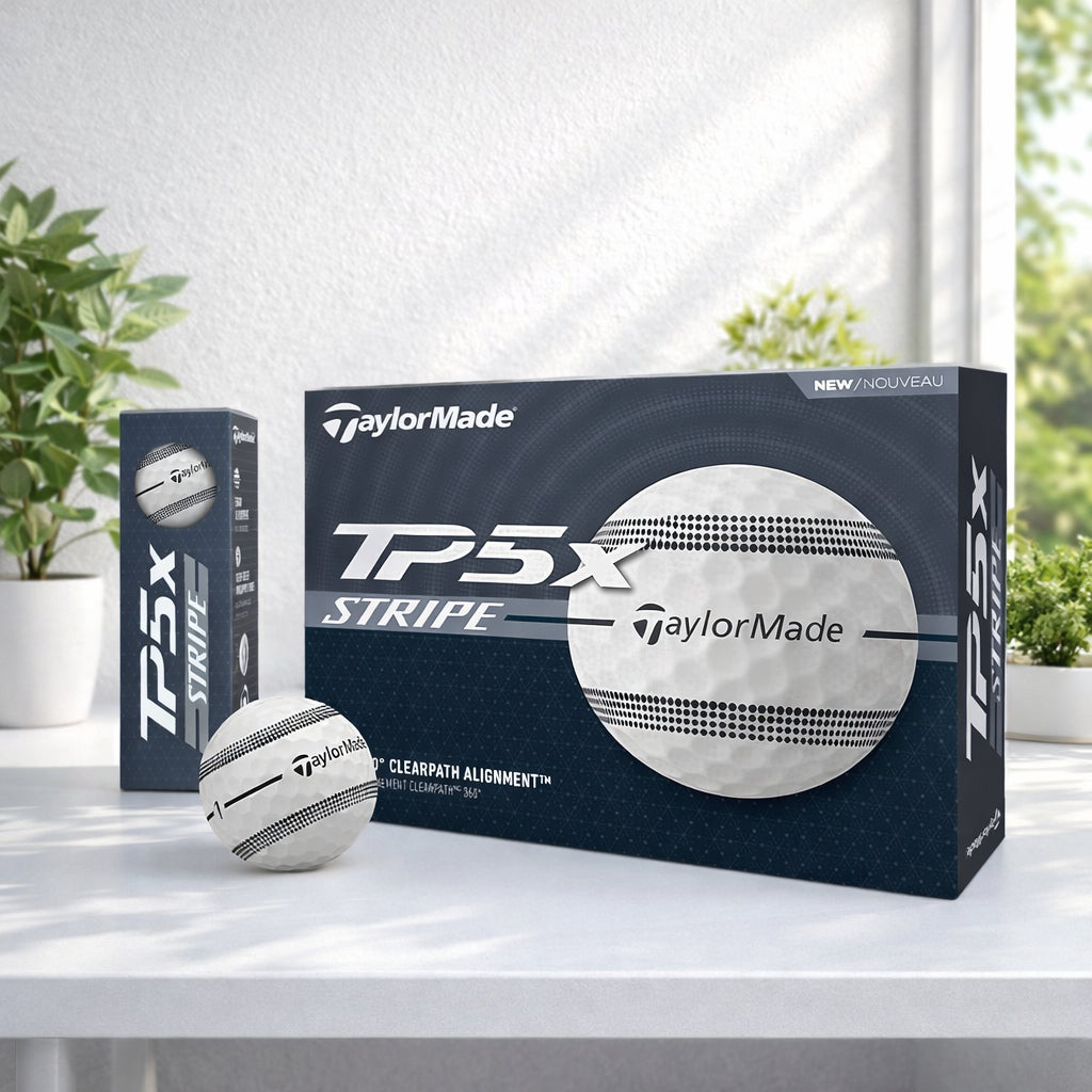 TaylorMade TP5X Stripe Golf Balls, Best Golf Balls, Premium Golf Balls, Golf Lover Gift
