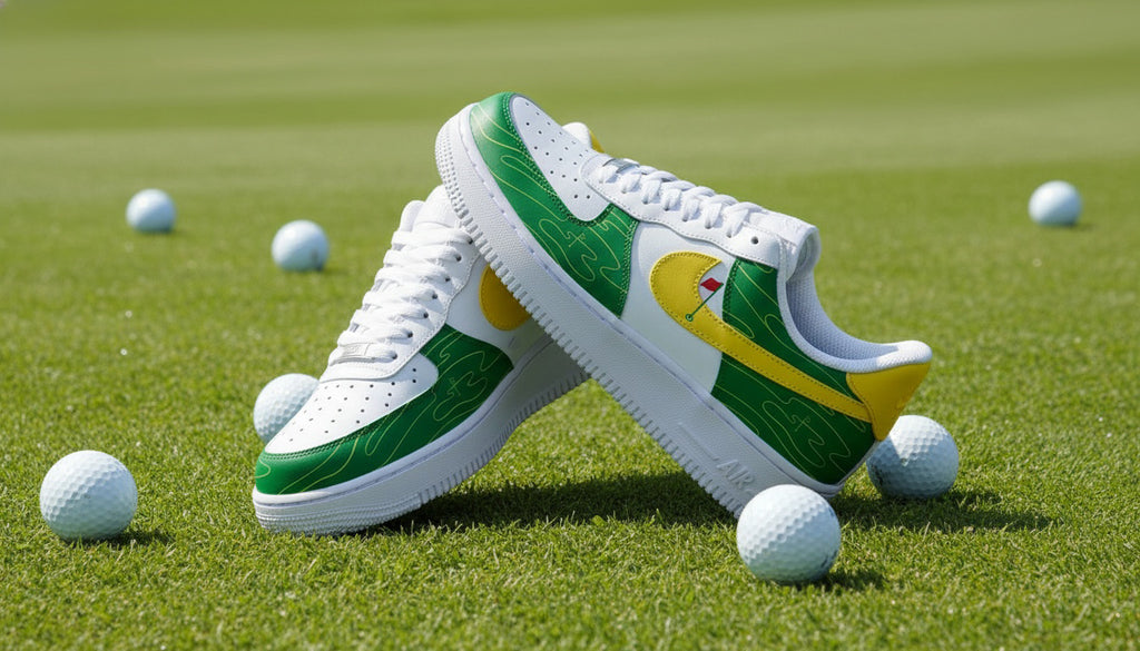 Inspired Golf - Custom Golf Shoes, The Masters Golf Sneakers, Custom Golf Shoes, Gift for Golf Lovers SHGTP15