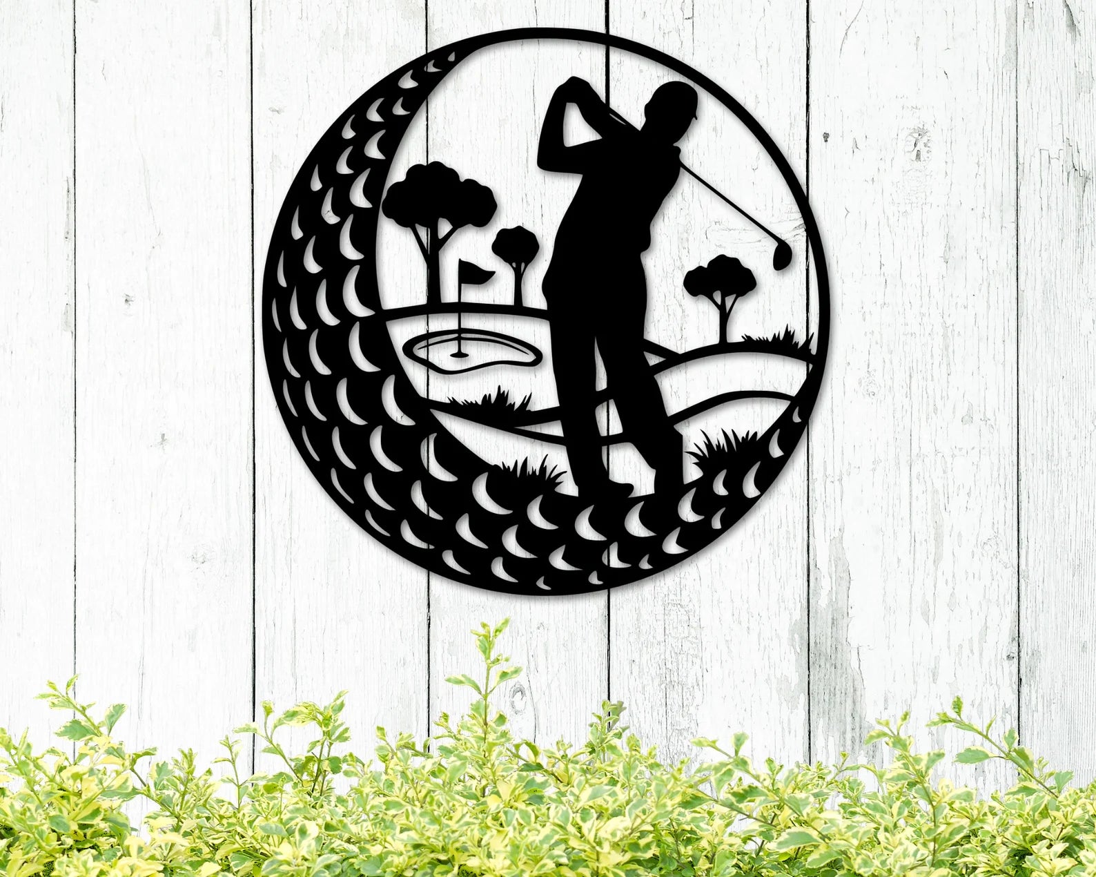 Golf Metal Sign, Golfer Metal Wall Art, Golf Course Wall Decor, Golfer Gift, Father's Day Gift, Gift for Dad, 19th Hole, Outdoor Sign. MWAGTP11