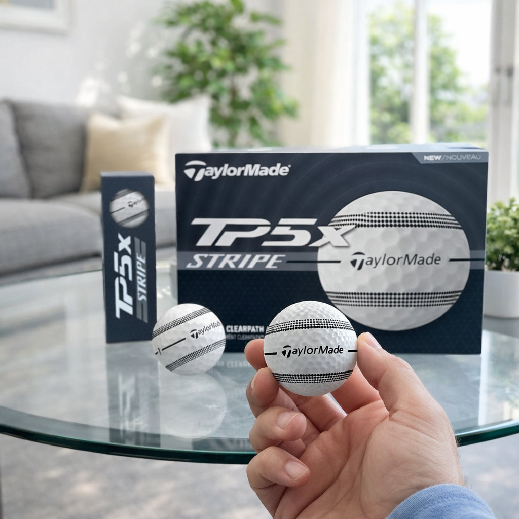 TaylorMade TP5X Stripe Golf Balls, Best Golf Balls, Premium Golf Balls, Golf Lover Gift