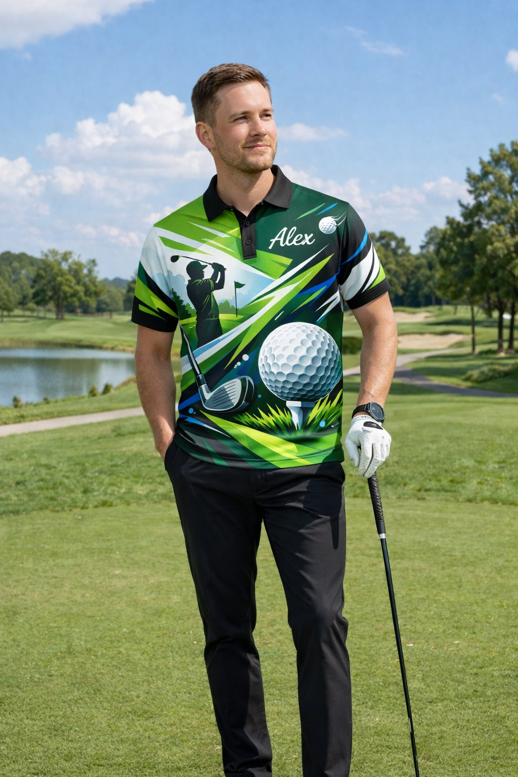 Custom Golf Team Polo Shirt, Golf Shirt, Quotes Golf Polo Shirt, Short Sleeve Golf Shirt, Polo for Golfer, Custom Polo Shirt PLSGTP07