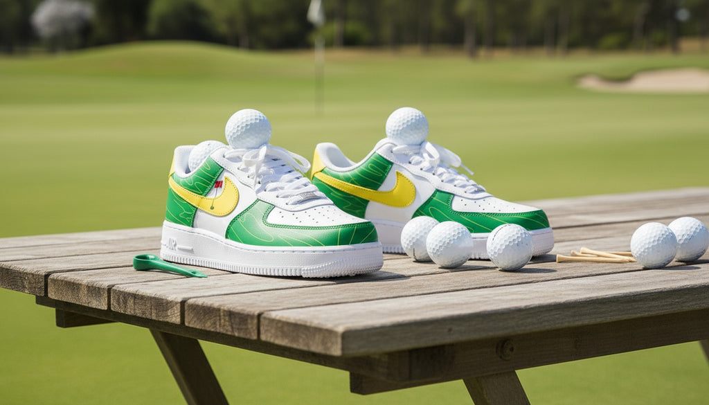 Inspired Golf - Custom Golf Shoes, The Masters Golf Sneakers, Custom Golf Shoes, Gift for Golf Lovers SHGTP15