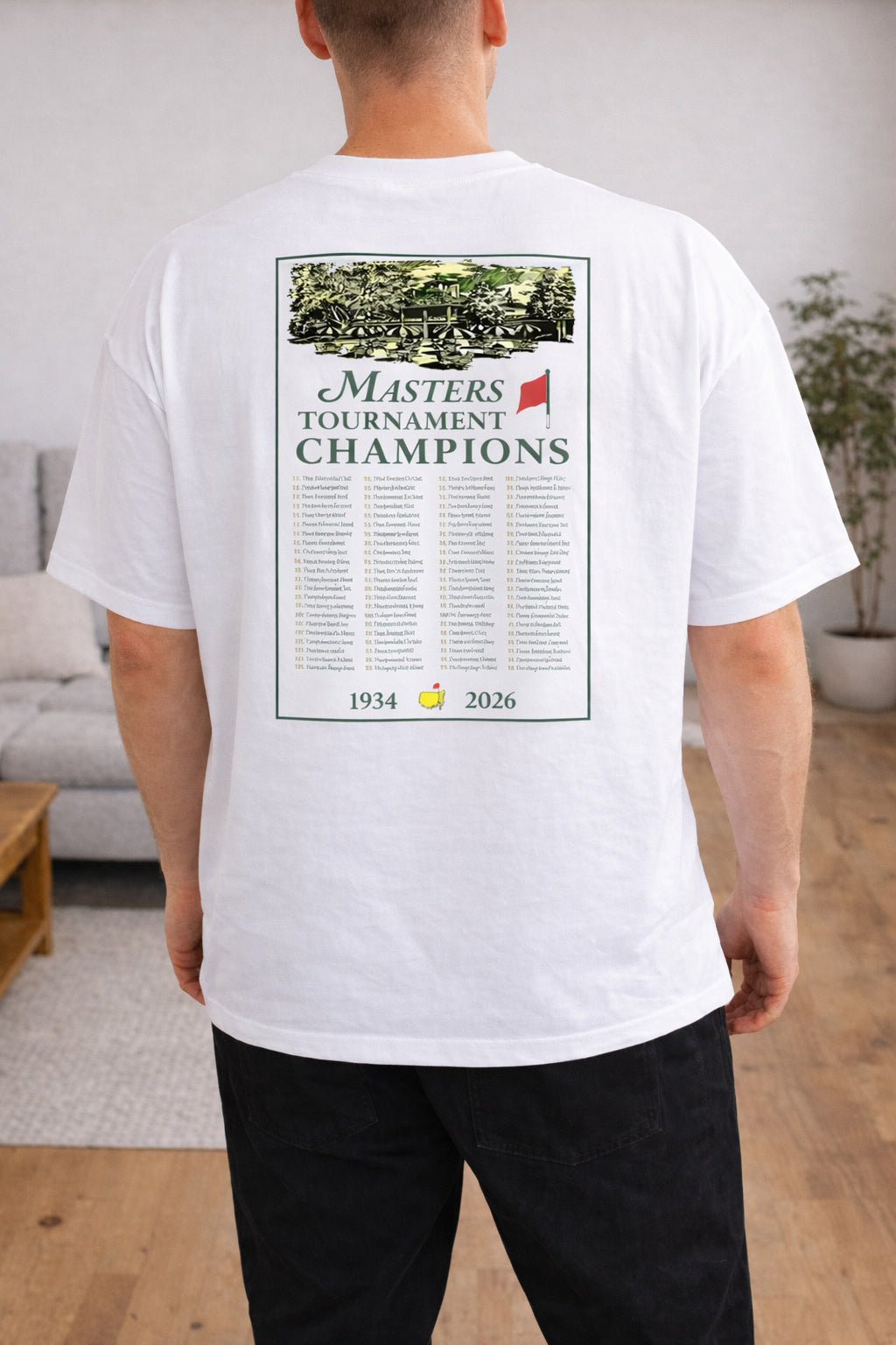 Masters Tournament Champions Shirt, Vintage Augusta National Golf Club Shirt, Winners List With Championship Tournament, Graphic Trendy SGTP01