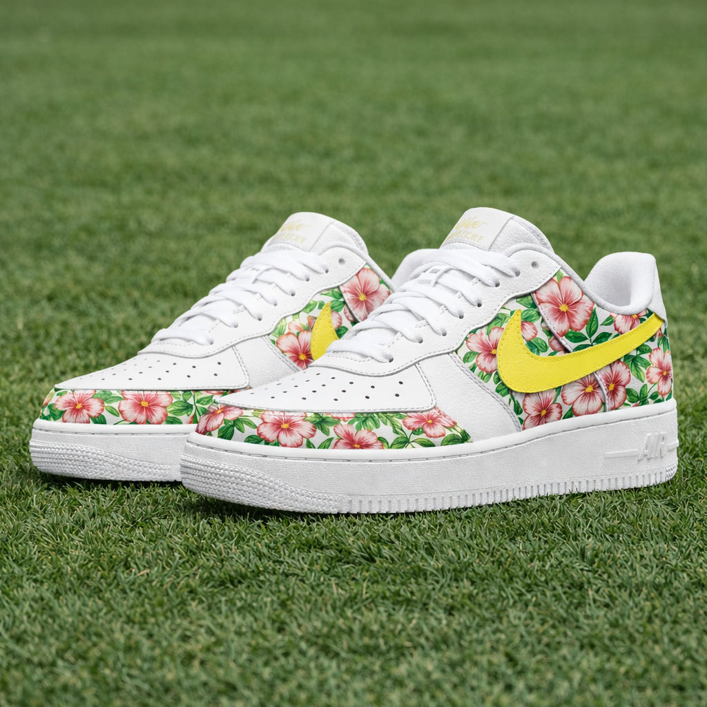 Flower Floral Golf Sneakers, Golf Shoes for Her, Custom Golf Shoes, Unique Gift for Golf Lover SHGTP21