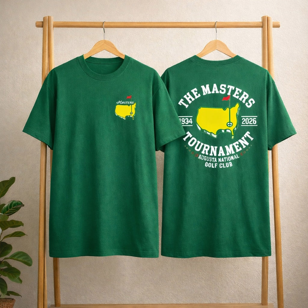 The Master Golf 2026 Shirt, Masters Tournament Champions Shirt, Golf Shirt, Golf Apparel Two Sides, Family Matching, Augusta National Golf Club SGTP02
