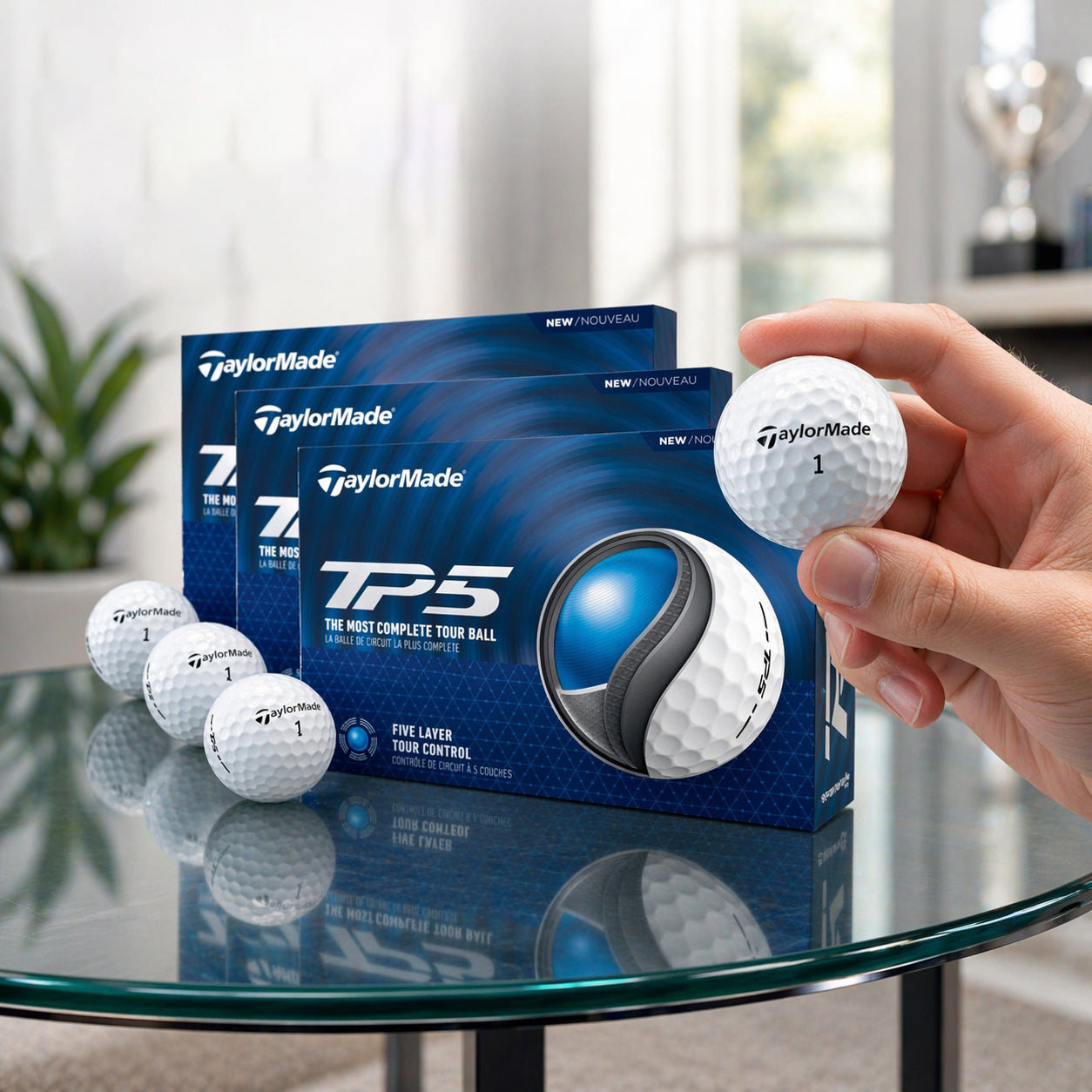TaylorMade TP5 Golf Balls, Best Golf Balls, Premium Golf Balls, Golf Lover Gift