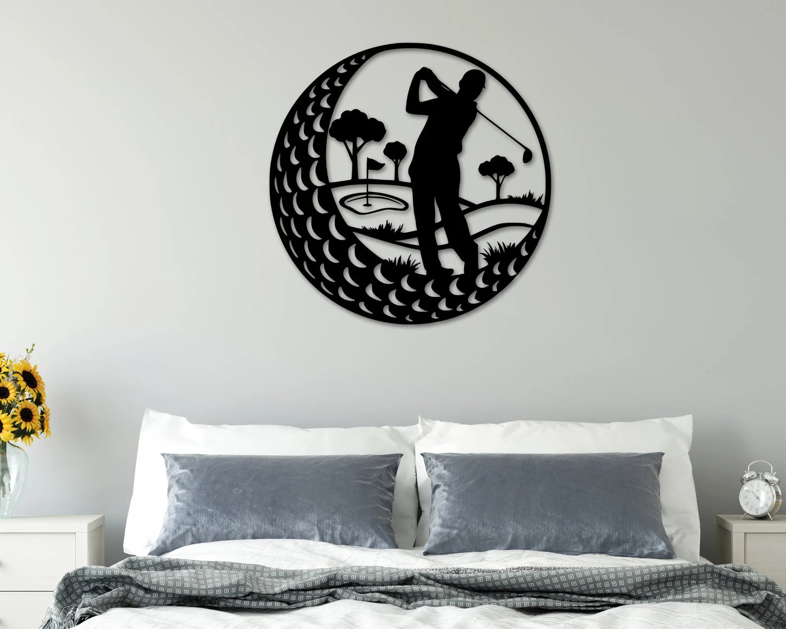 Golf Metal Sign, Golfer Metal Wall Art, Golf Course Wall Decor, Golfer Gift, Father's Day Gift, Gift for Dad, 19th Hole, Outdoor Sign Tim. MWAGTP20