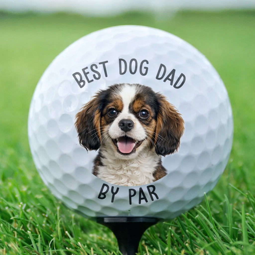 Personalized Photo Golf Balls, Funny Custom Name Photo/Pet Golf Balls, Prank Golf Gift for Him CTGB01