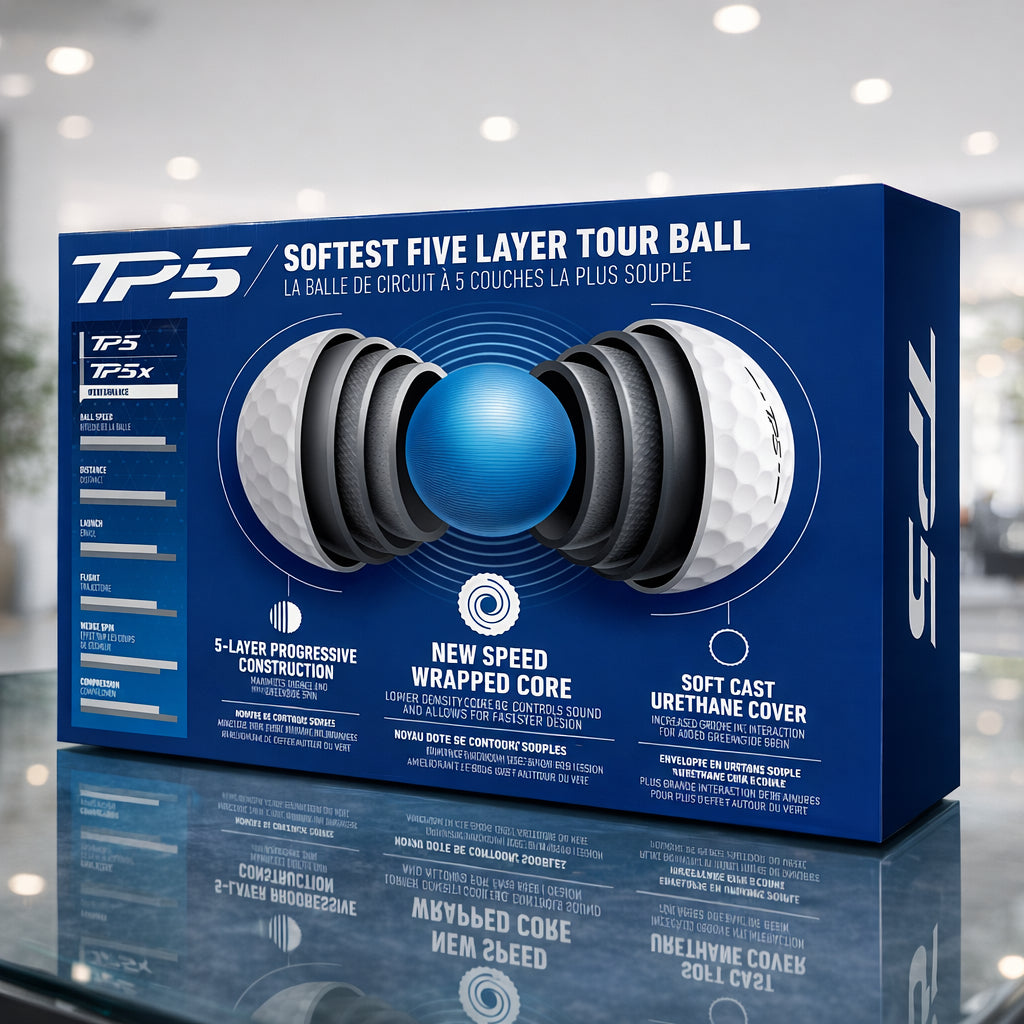 TaylorMade TP5 Golf Balls, Best Golf Balls, Premium Golf Balls, Golf Lover Gift