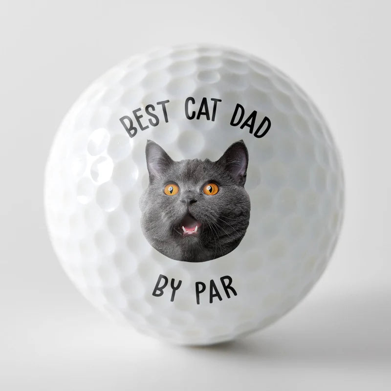 Personalized Photo Golf Balls, Funny Custom Name Photo/Pet Golf Balls, Prank Golf Gift for Him CTGB01