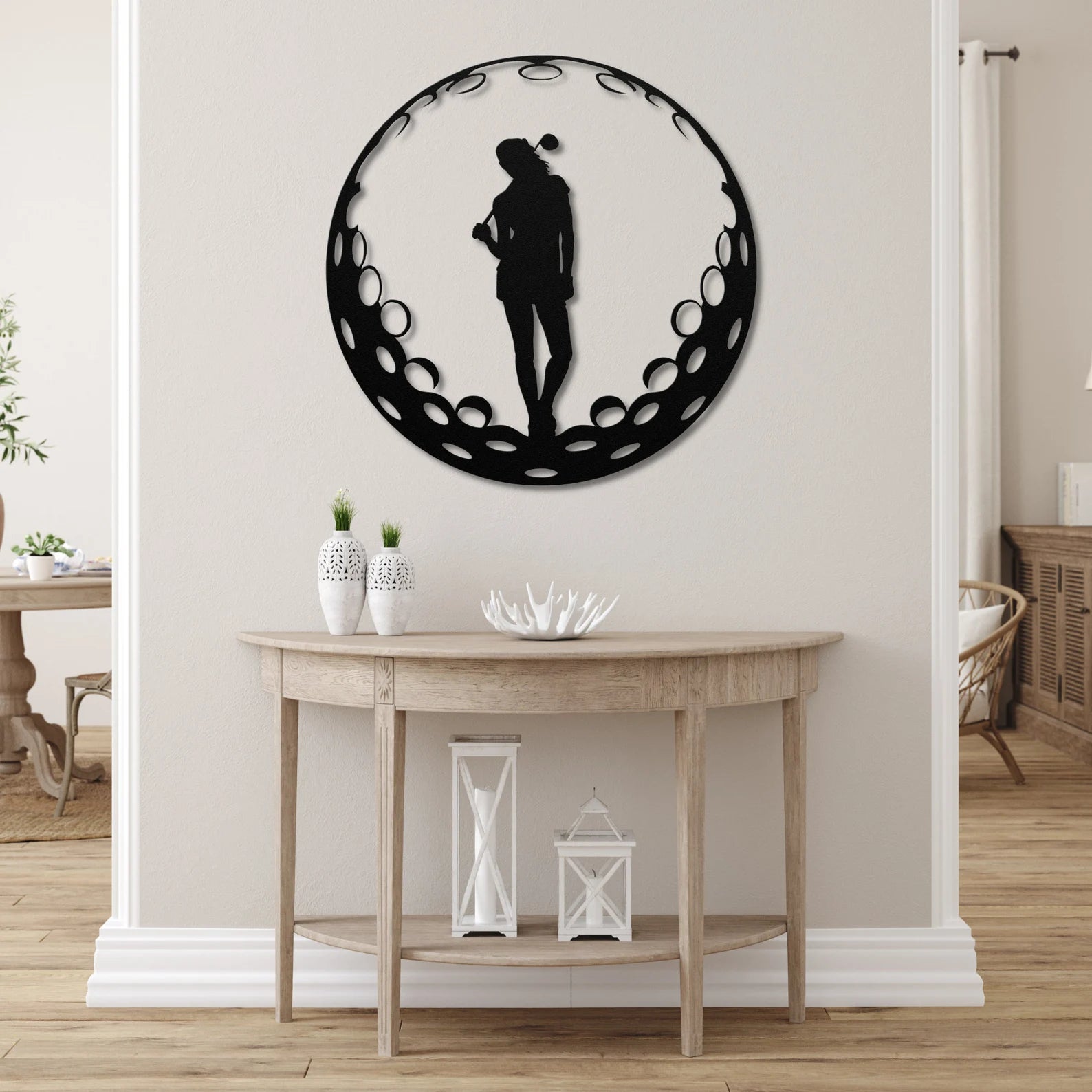 Golfer Metal Sign, Golf Art for Wall, Gifts for Golf Lovers, Golf Gifts for Her, Golfer Gifts, Golf Wall Decor, Gifts for Golfers Iris Moran. MWAGTP03