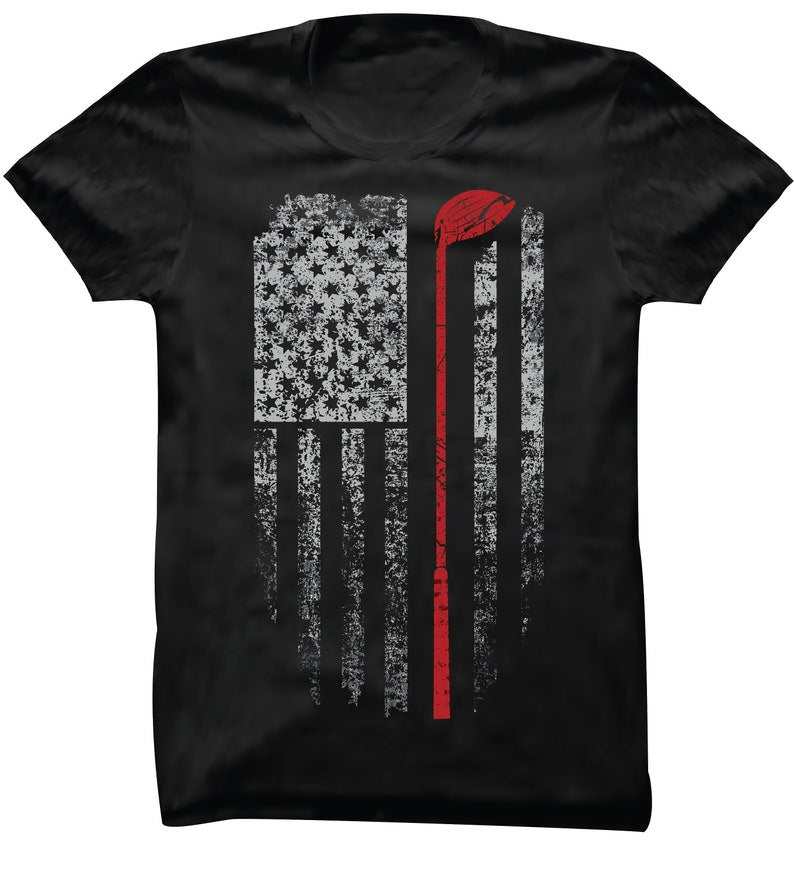 Vintage American Flag Golf Comfort Shirt, Gift for Golfer, Funny Golf Club T-Shirt, Golf Clothing Shirt CF17