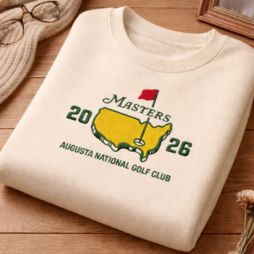 The Masters Golf 2026 Shirt, Embroidered Masters Tournament Golf Shirt, Embroidered Unisex Shirt for Golfers, Masters Golf Tournament Shirt, Augusta Golf Shirt EMGTP01