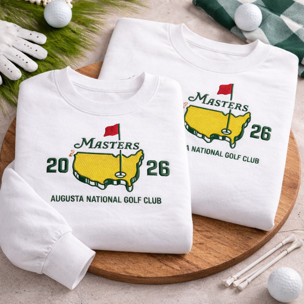 The Masters Golf 2026 Shirt, Embroidered Masters Tournament Golf Shirt, Embroidered Unisex Shirt for Golfers, Masters Golf Tournament Shirt, Augusta Golf Shirt EMGTP01
