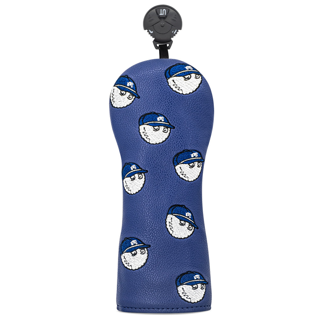 Blue Fisherman Golf Club Protective Cover, Thickened Waterproof Pu Embroidery, Driver and Fairway Wood Club Head Cover. GHGOLF2