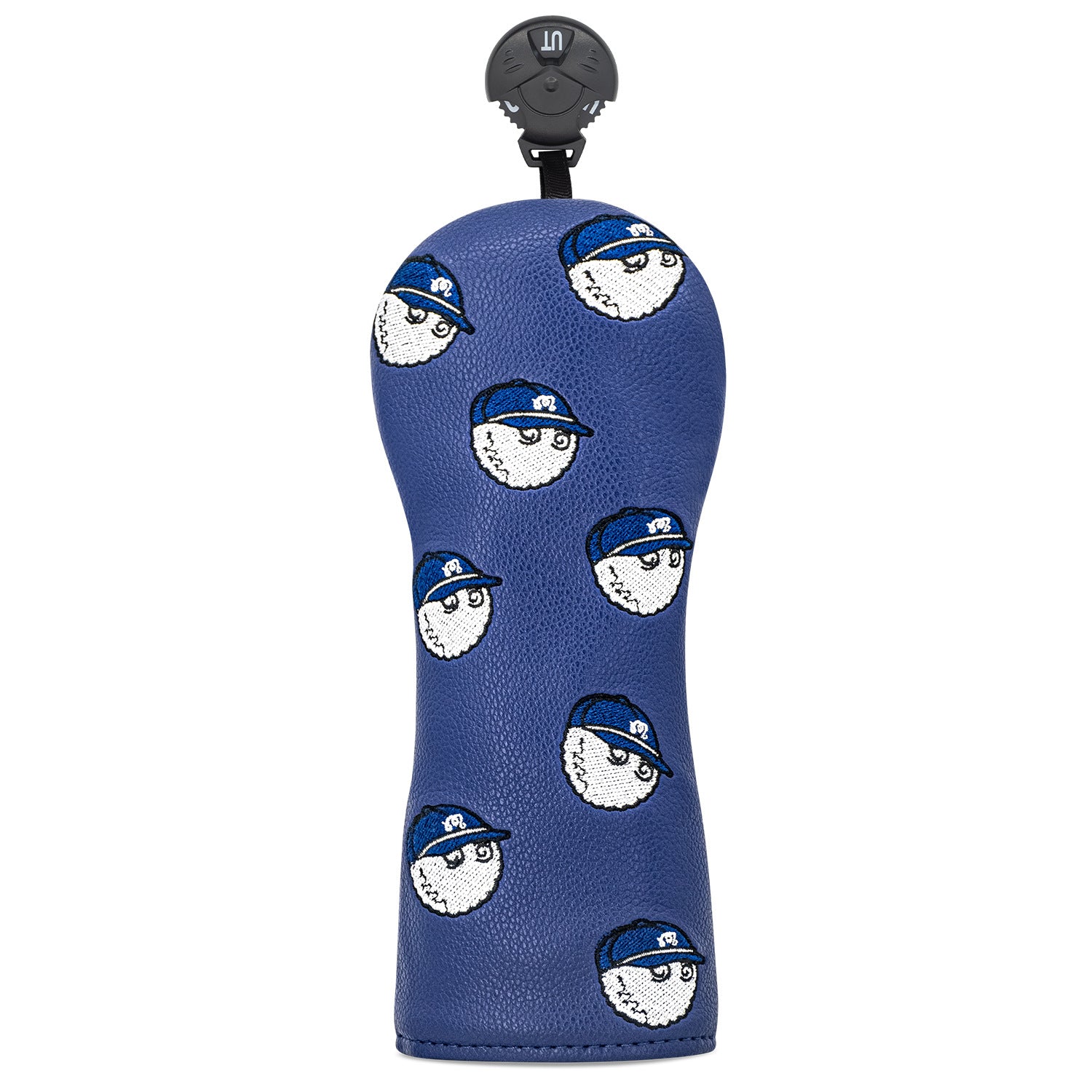 Blue Fisherman Golf Club Protective Cover, Thickened Waterproof Pu Embroidery, Driver and Fairway Wood Club Head Cover. GHGOLF2