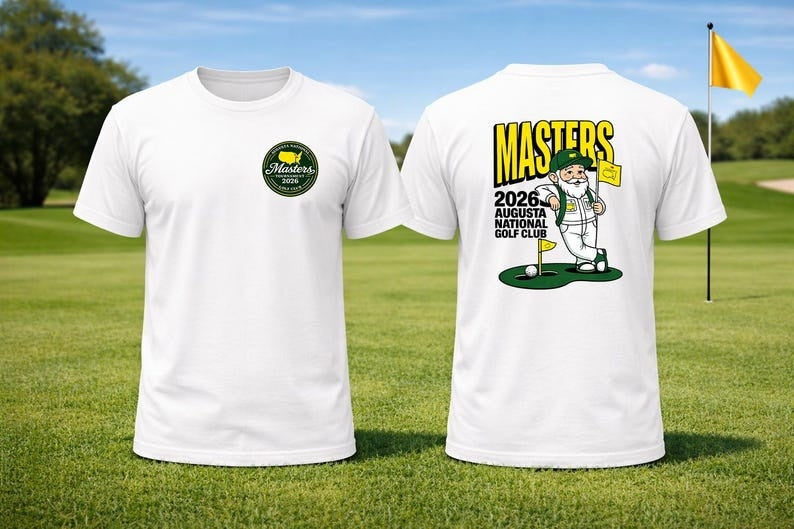 The Masters Golf 2026 T-Shirt, Augusta National Tournament Gift, Golf Fan Graphic Tee, Masters Tournament Shirt SGTP07