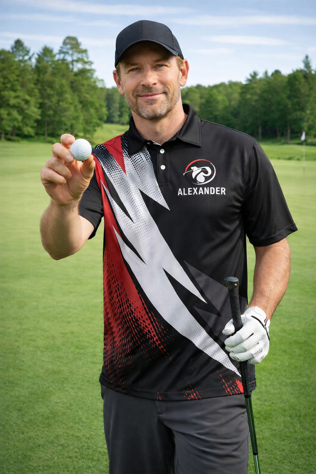 Custom Golf Team Polo Shirt, Golf Shirt, Quotes Golf Polo Shirt, Short Sleeve Golf Shirt, Polo for Golfer, Custom Polo Shirt Gift PLSGTP08