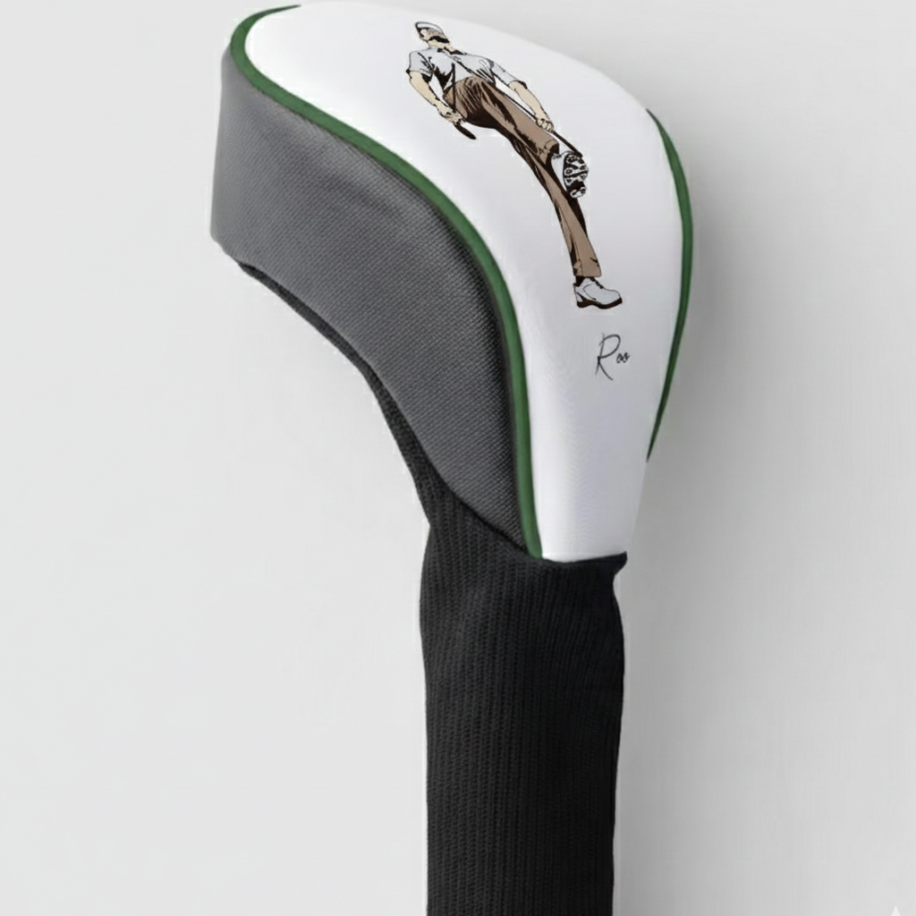 Retro Golfer Golf Head Cover – Stylish Driver Club Cover