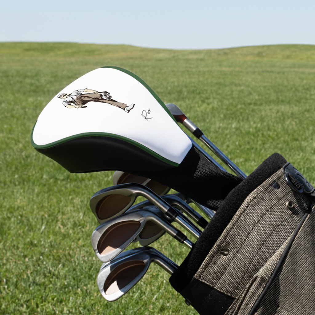 Retro Golfer Golf Head Cover – Stylish Driver Club Cover