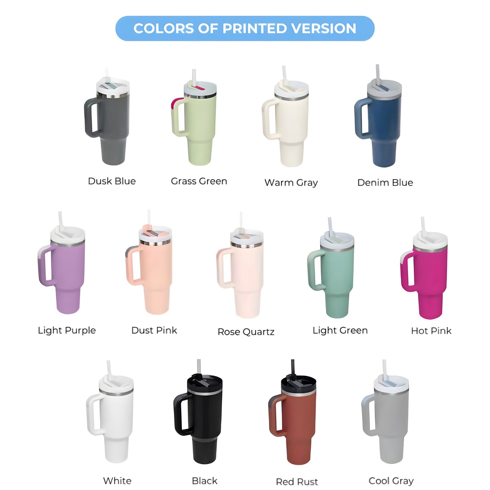 Masters Golf Tumbler 40oz, Golf Tournament 2026 Tumbler, Printed Golf Tumblers With Handle, Golf Lover Gift TBGTP01