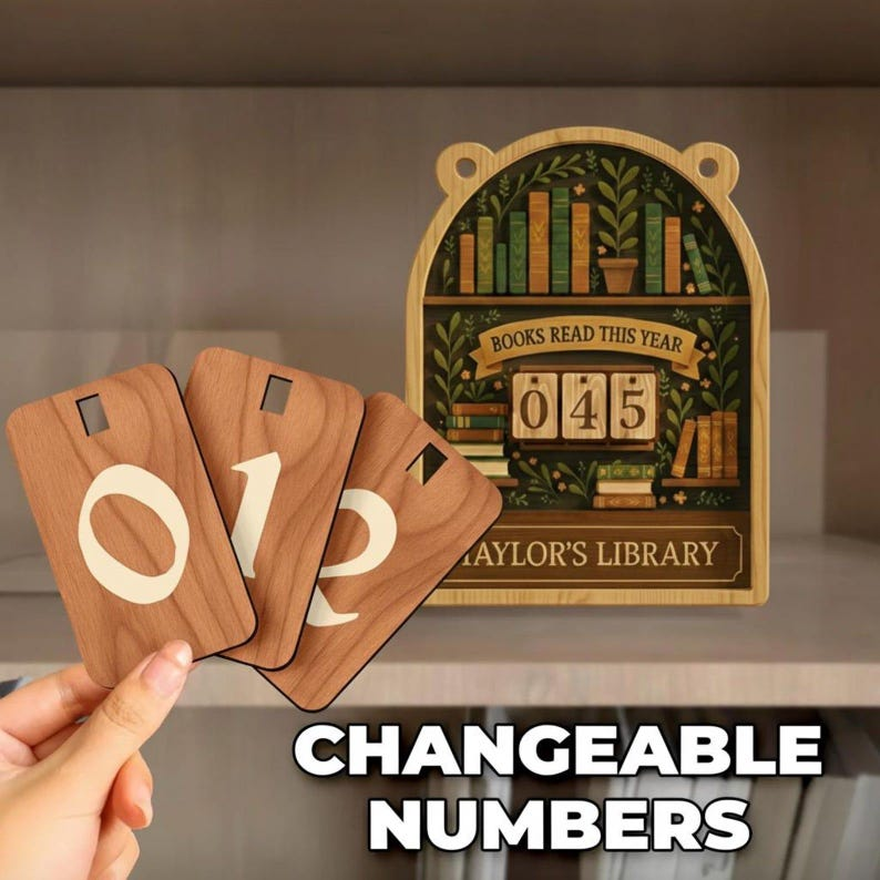 Personalized Golf Rounds Tracker Sign, Custom Golfer Score Display, Golf Lover Gift, Golf Room Decor, Golfing Round Counter Sign