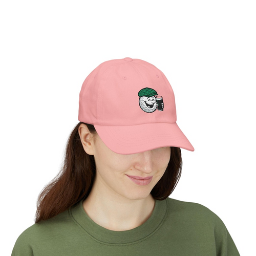 Beer Drinking Golf Cap Ball Dad, Funny Golf Logo  CGTP04