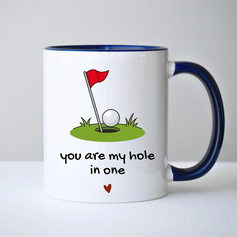 Valentine's Golf Mug, Valentine's Day Golf Gift, Funny Gift For Golfer, Anniversary Gift, Six Colours
