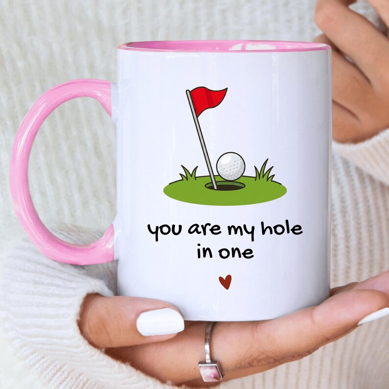 Valentine's Golf Mug, Valentine's Day Golf Gift, Funny Gift For Golfer, Anniversary Gift, Six Colours
