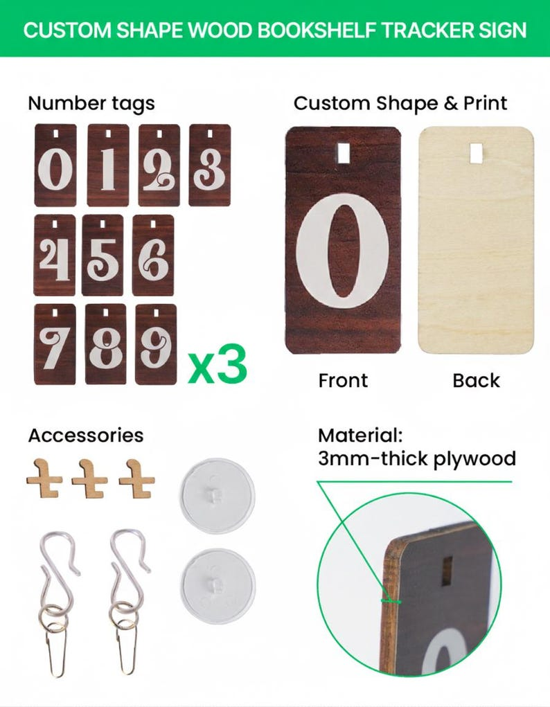 Personalized Golf Rounds Tracker Shelf Sign, 3D Wooden Tabletop Counter with Stand, Custom Golf Log & Stats Keeper, Desk Decor Gift for Him