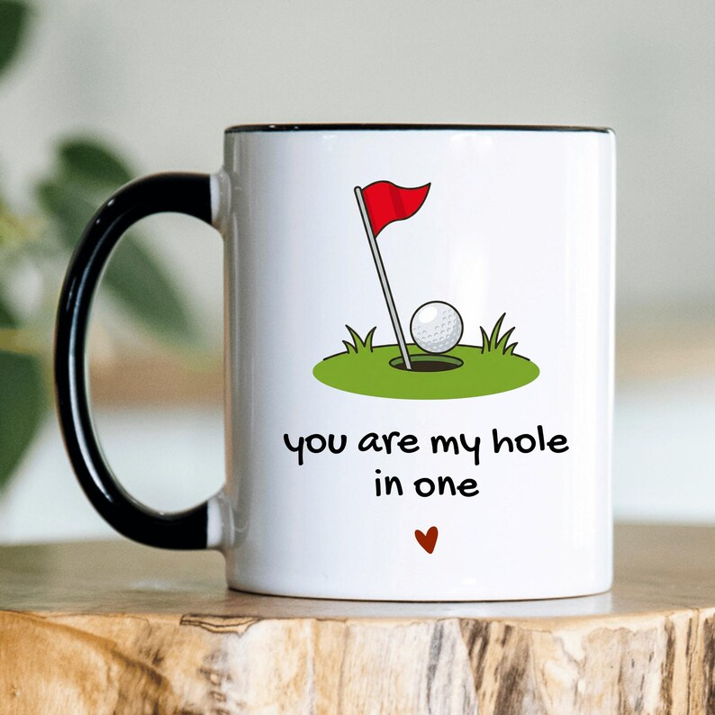 Valentine's Golf Mug, Valentine's Day Golf Gift, Funny Gift For Golfer, Anniversary Gift, Six Colours