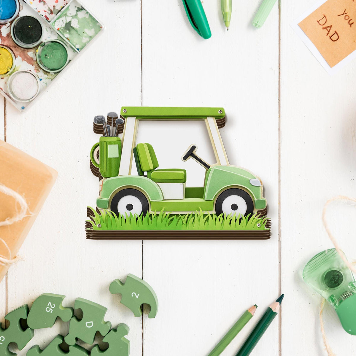 Personalized Golf Cart Money Box Custom Name Wooden Piggy Bank For Boys Golf Lover Gift For Kids Nursery Decor Sports Themed Savings Jar